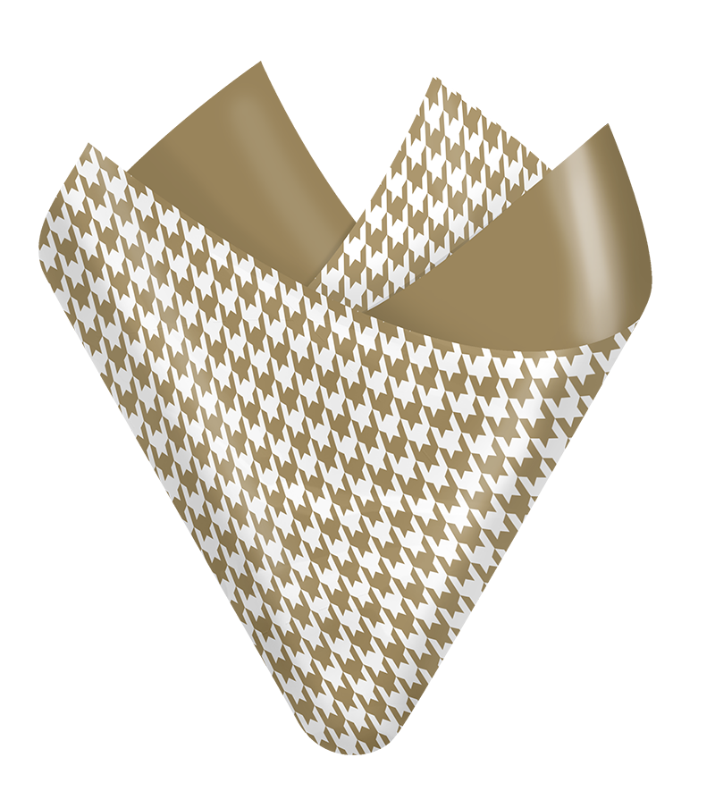 Houndstooth Gold Sheet